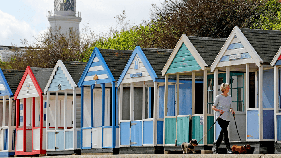 Beach huts (file image)