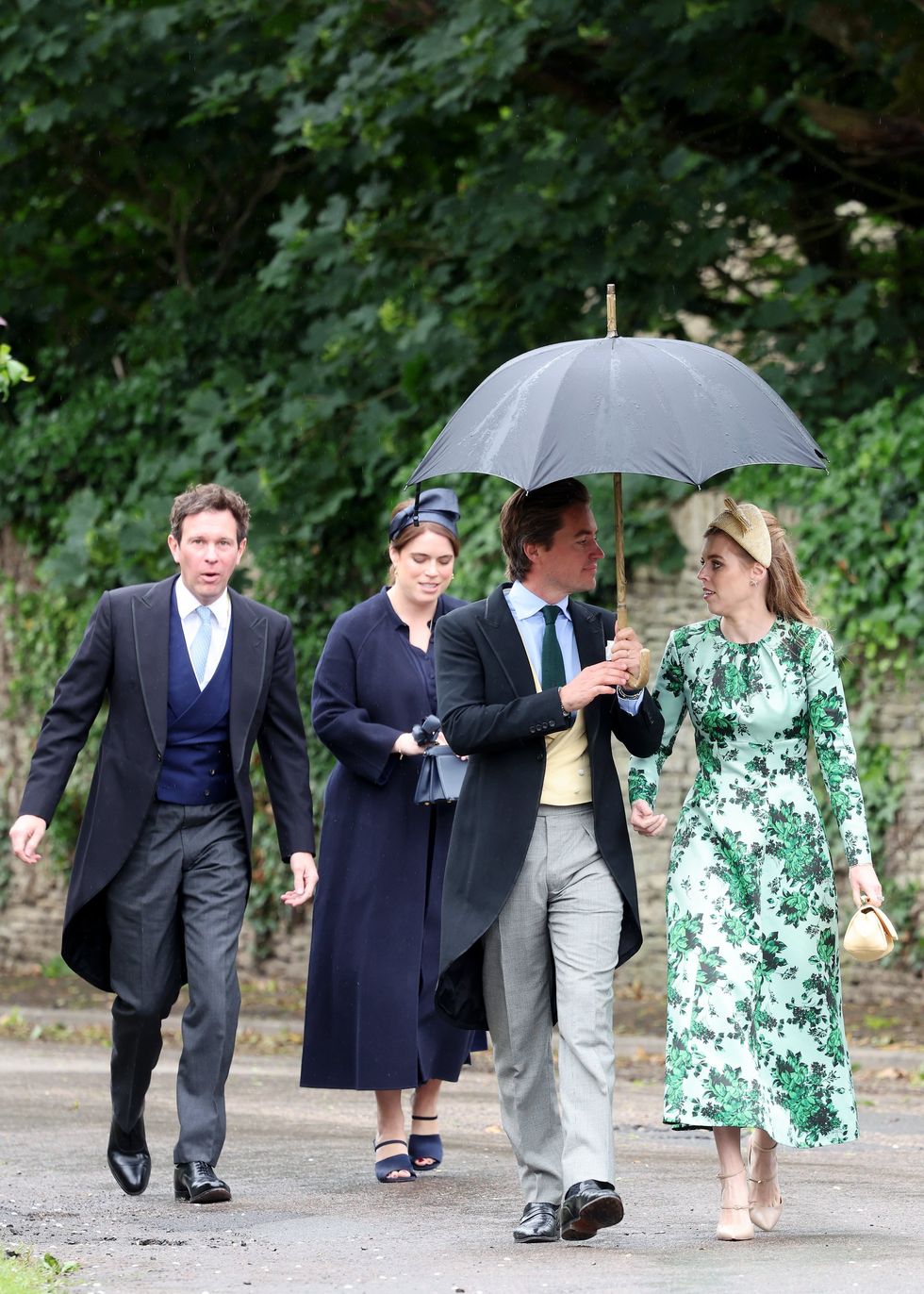 Beatrice, Eugenie, Jack Brooksbank, Edoardo Mapelli Mozzi