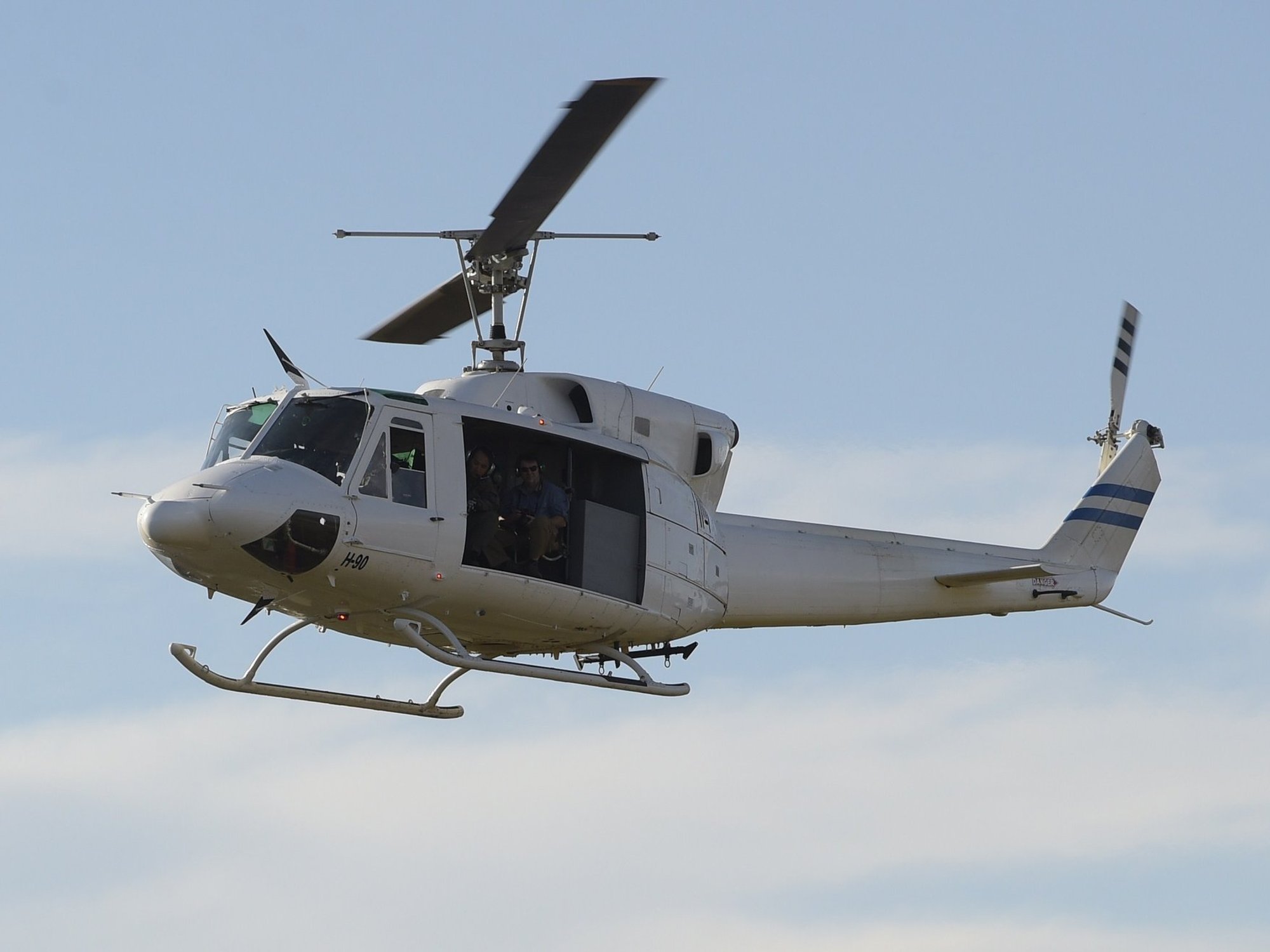 Bell 412 helicopter in Argentina