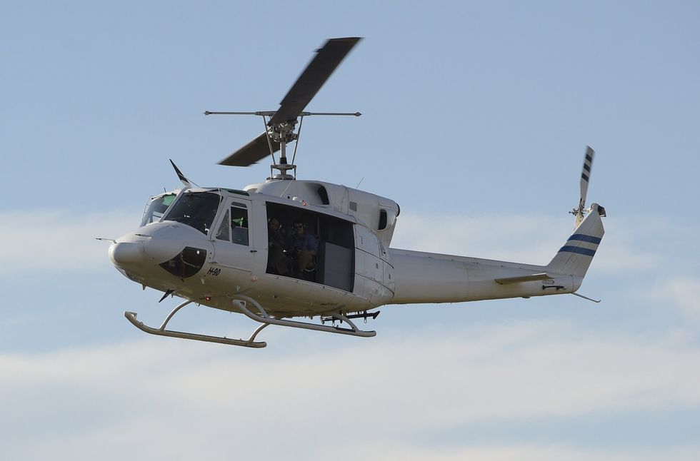 Bell 412 helicopter in Argentina