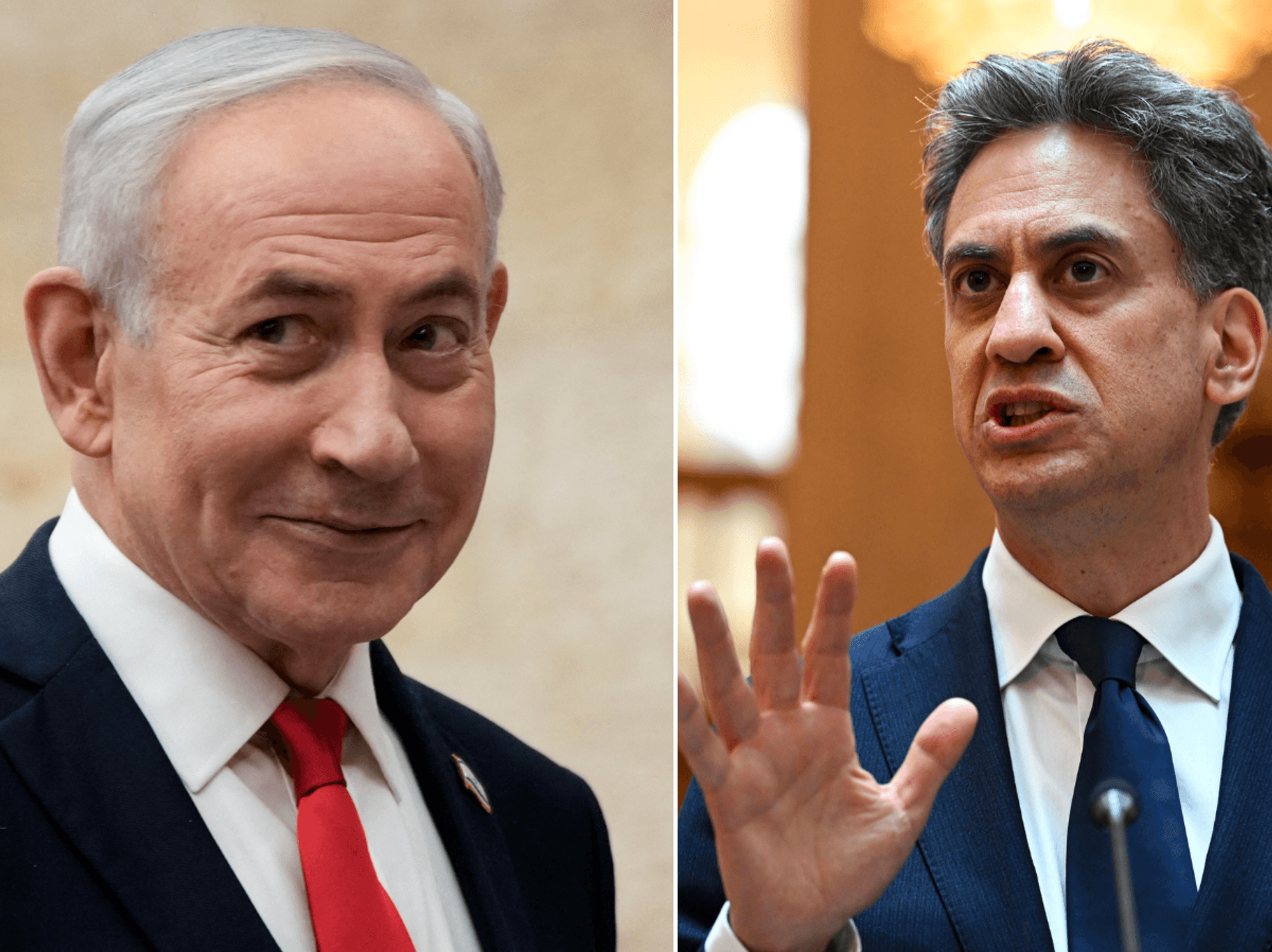 Benjamin Netanyahu/Ed Miliband