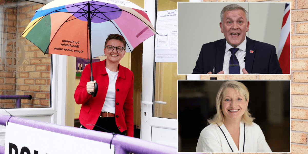 Labour, Reform and Restore await verdict as polls close in race to replace Andy Burnham