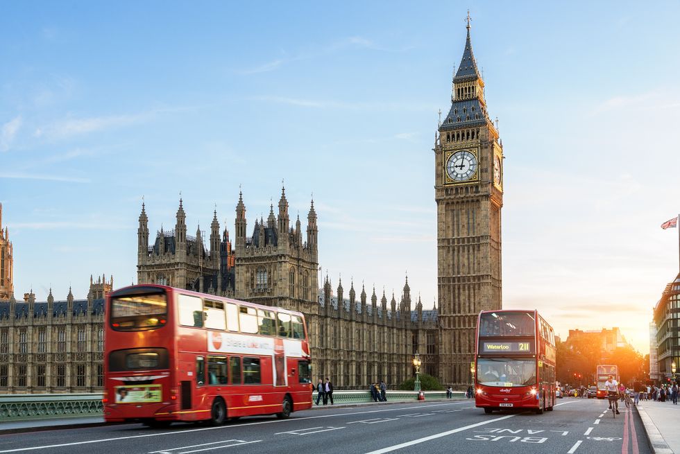 Big Ben and buses