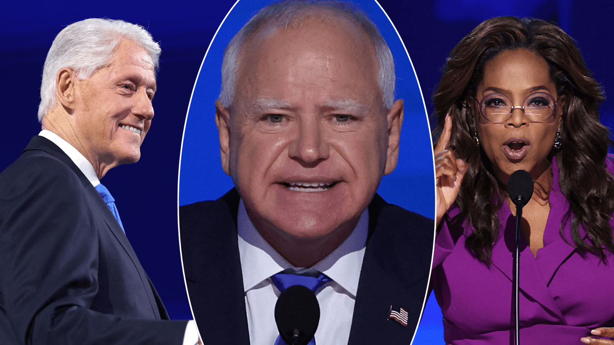 Bill Clinton/Tim Walz/Oprah Winfrey