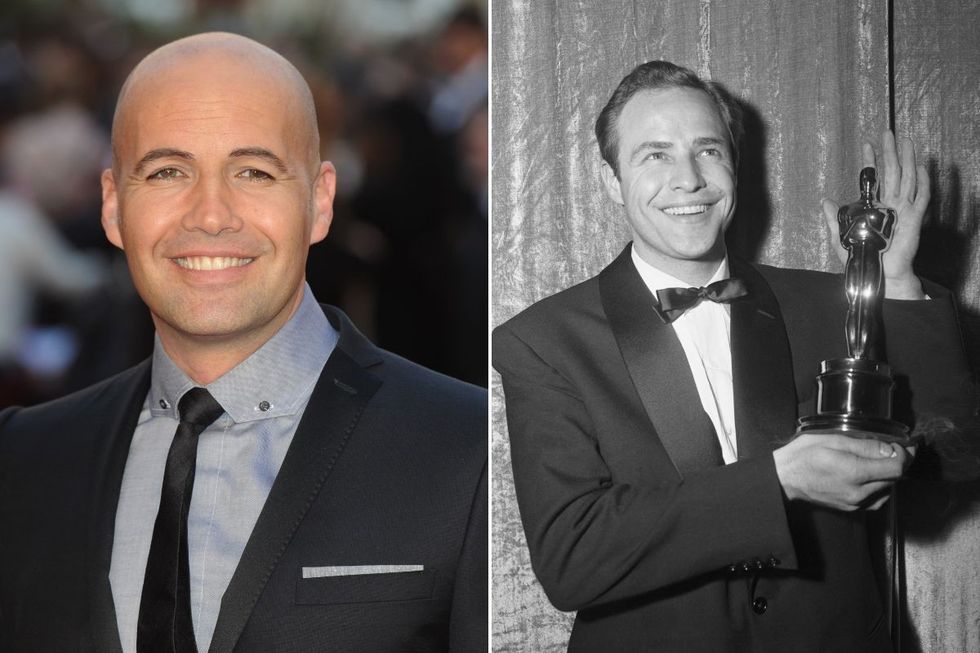 Billy Zane and Marlon Brando