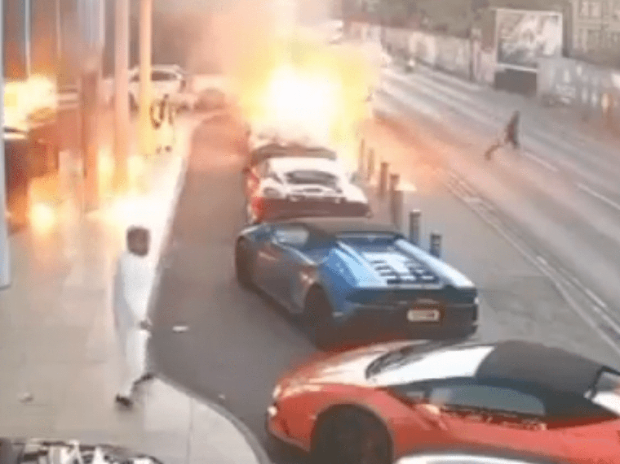 Birmingham firebomb supercars