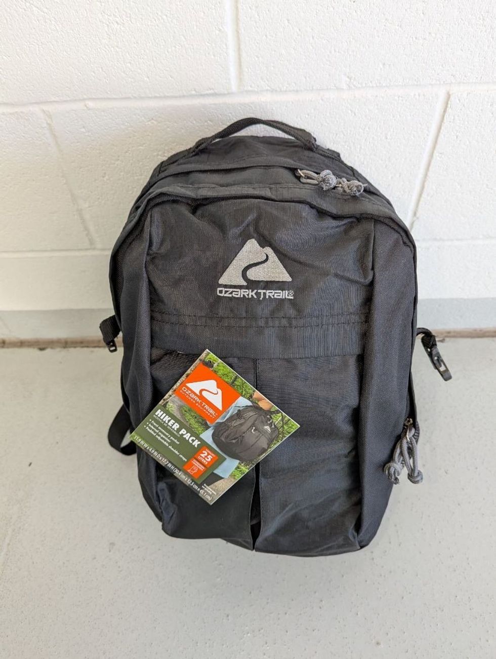 black backpack