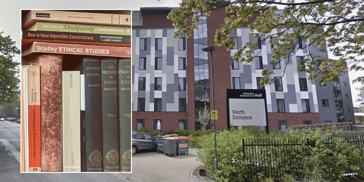 Hull University tells academic keeping books on shelf is an 'unnecessary storage of combustible materials'