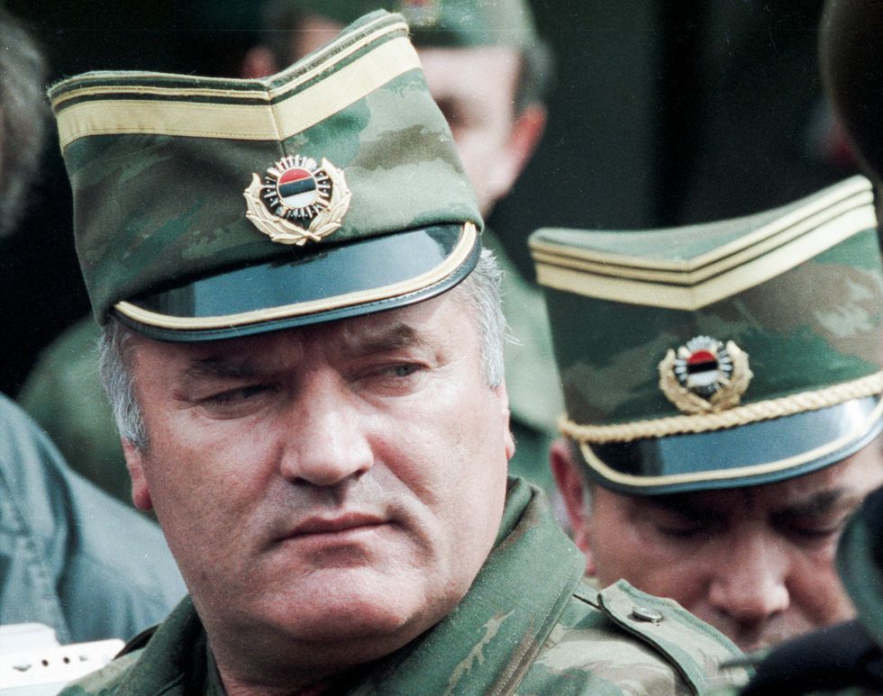 Bosnian Serb General Ratko Mladic