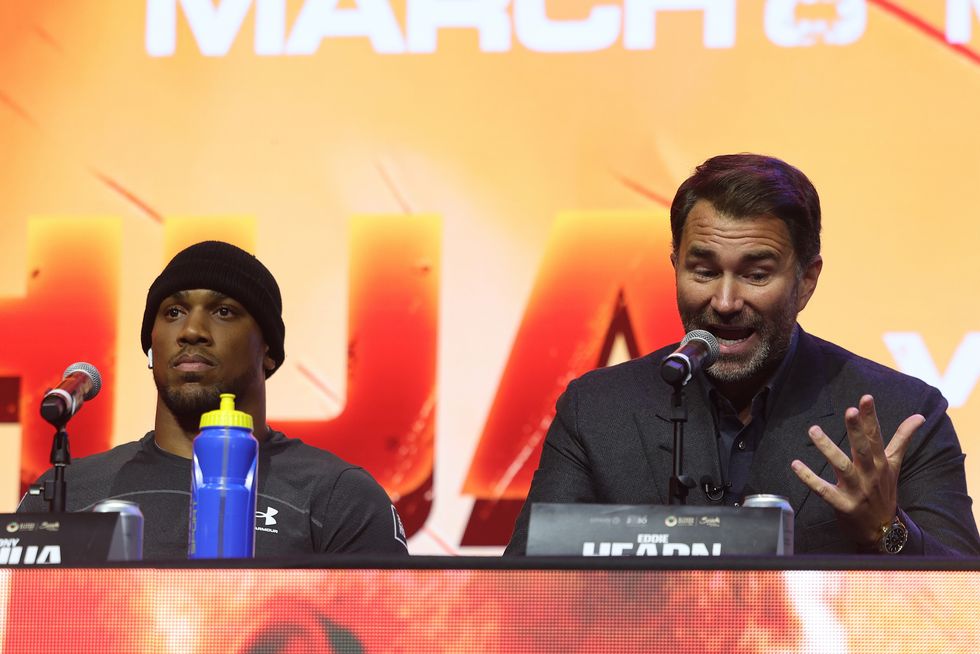 Boxing news Eddie Hearn Anthony Joshua