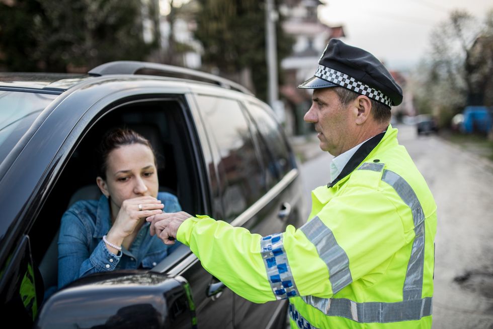 Breathalyser test