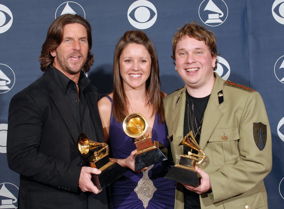 Brett James (left)