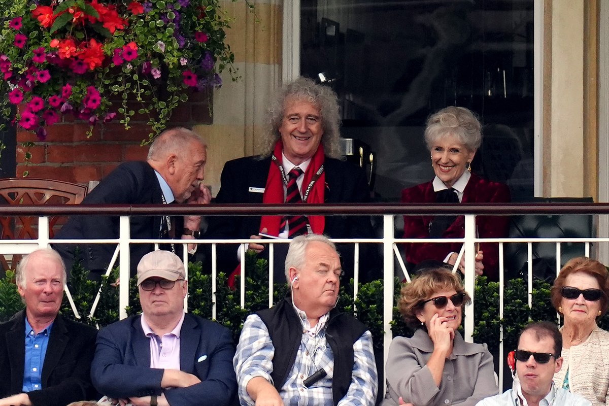Brian May and Anita Dobson