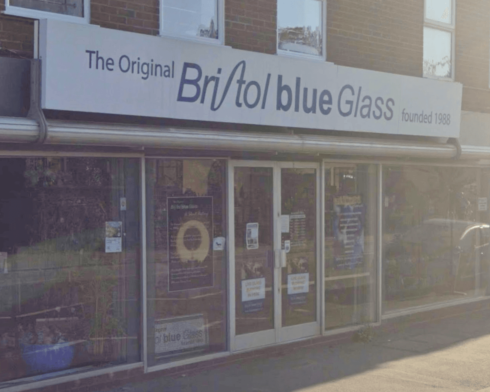 Bristol blue glass