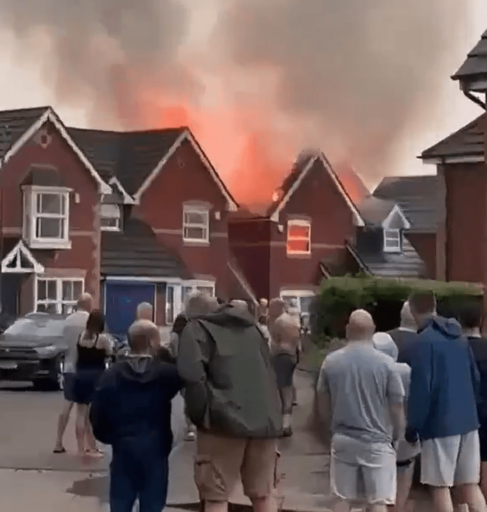 Bristol lightning house fire