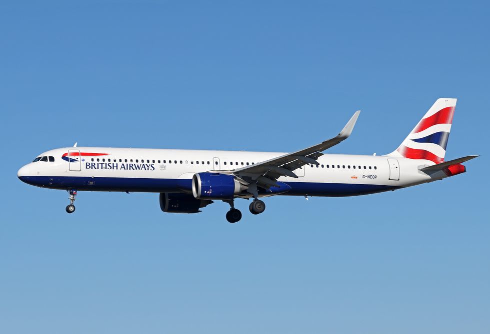 British Airways flight