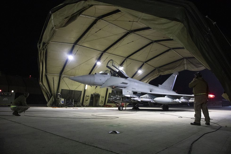 British jet at RAF Akrotiri