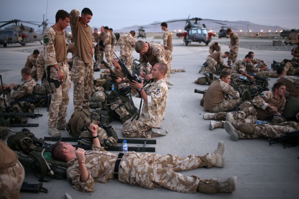 British soldiers in Afghanistan