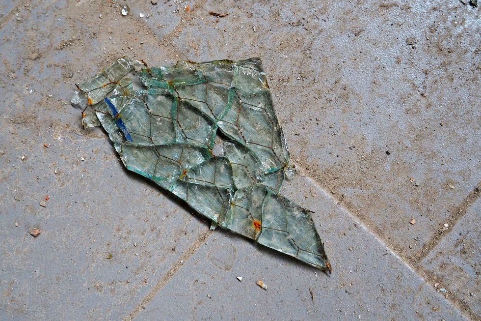 Broken glass