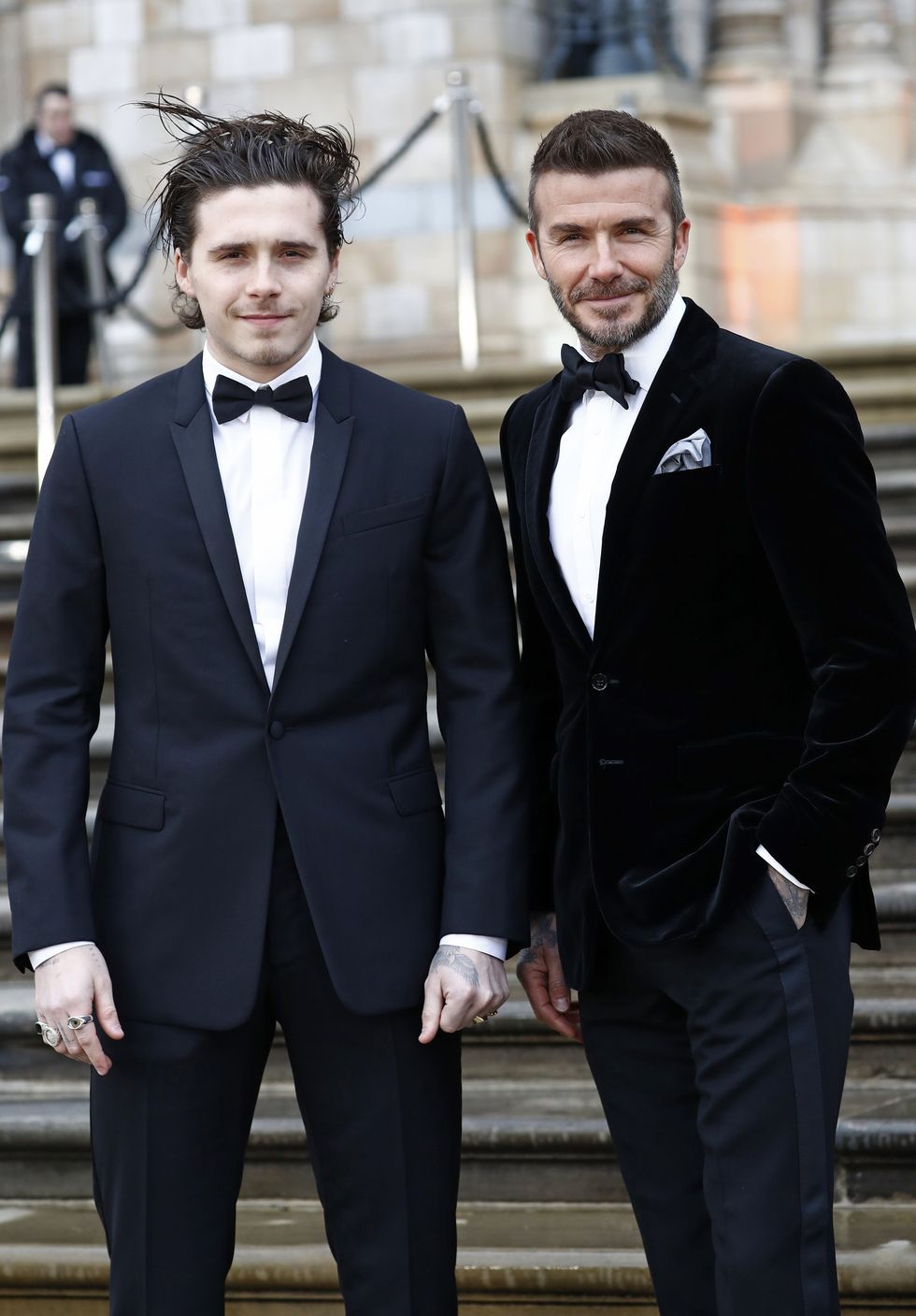 Brooklyn and David Beckham