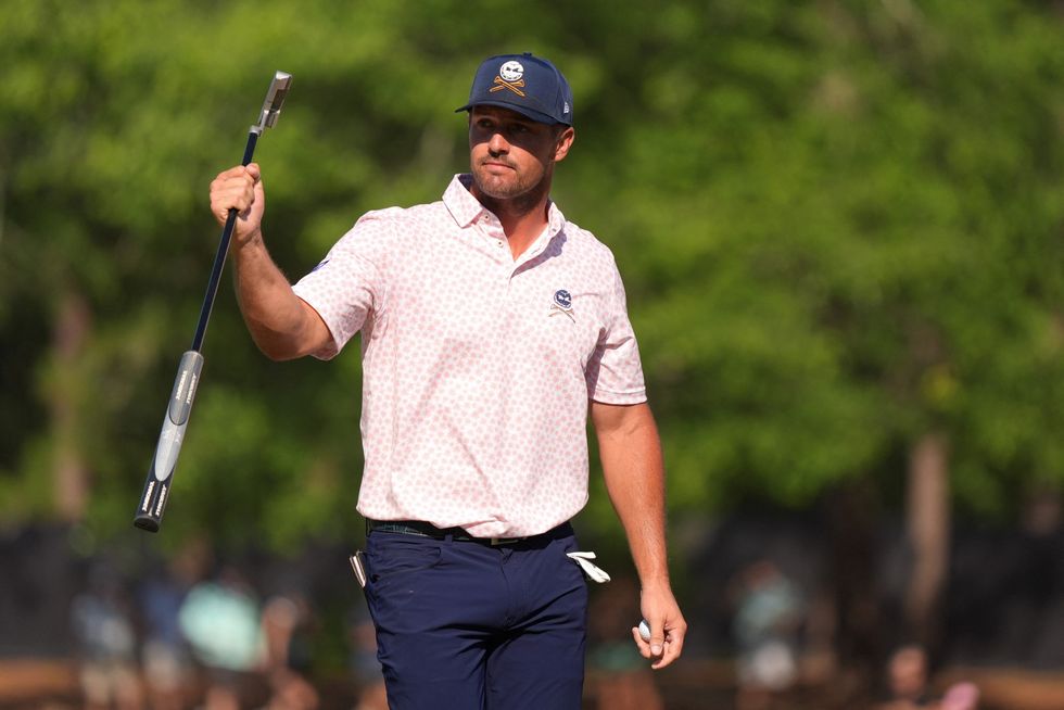 Bryson DeChambeau leads the US Open by three shots