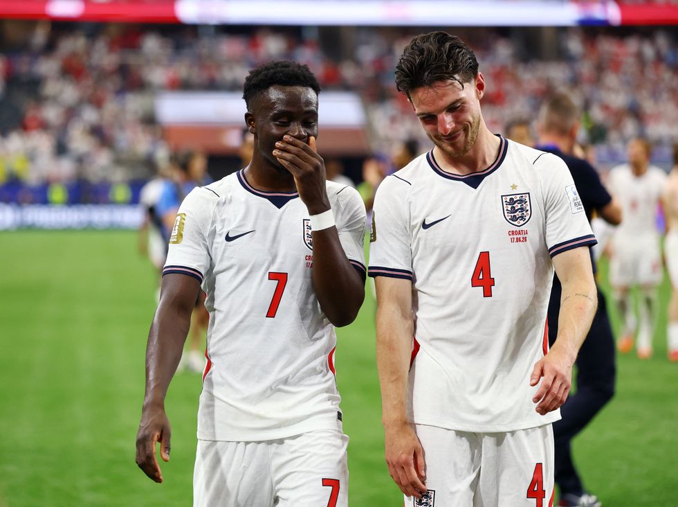 Bukayo Saka could start for England tomorrow