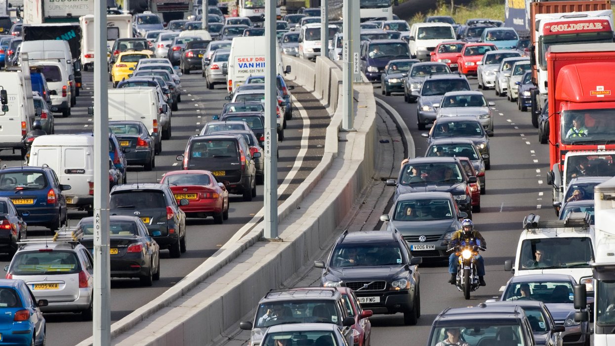 Busy road with traffic