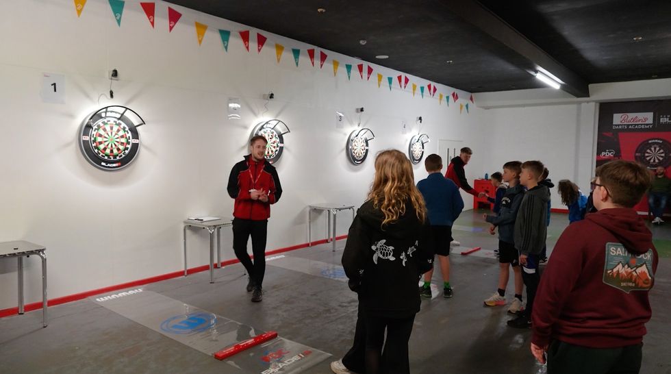 Butlin's darts activity