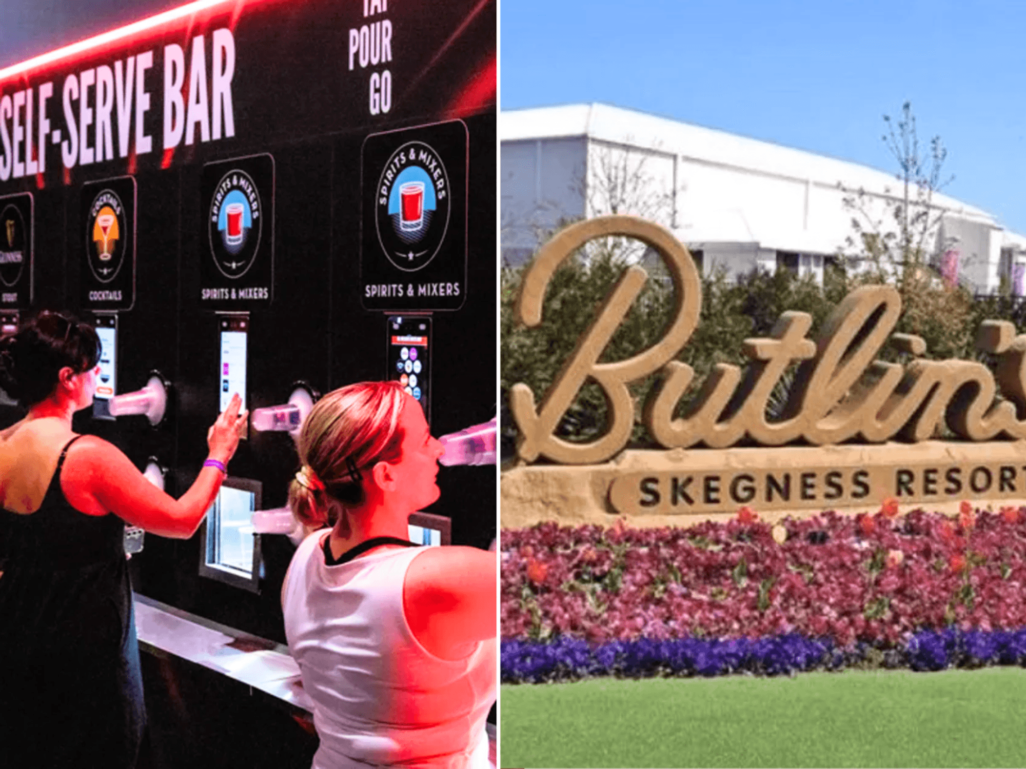 Butlin's self-serve bars