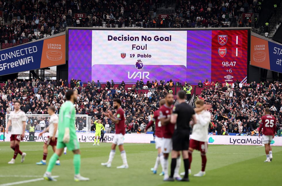 Callum Wilson's goal was disallowed at the death in West Ham's match with Arsenal