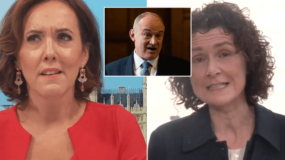 Camilla Tominey, Ed Davey and Wendy Chamberlain