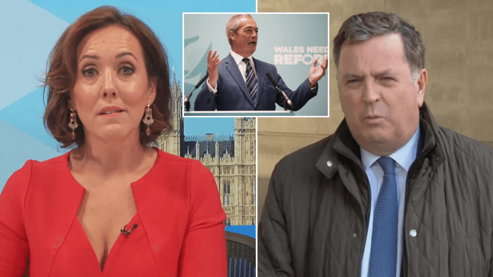 Camilla Tominey, Nigel Farage and Mel Stride