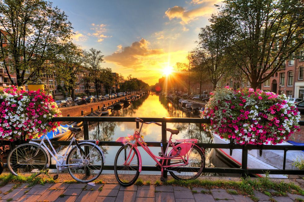 Canal in Amsterdam
