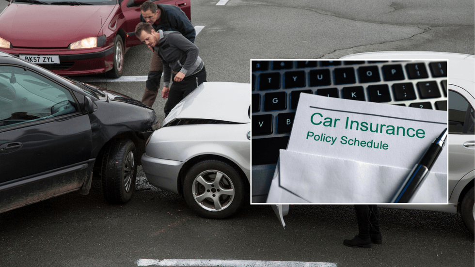Car collision and insurance letter