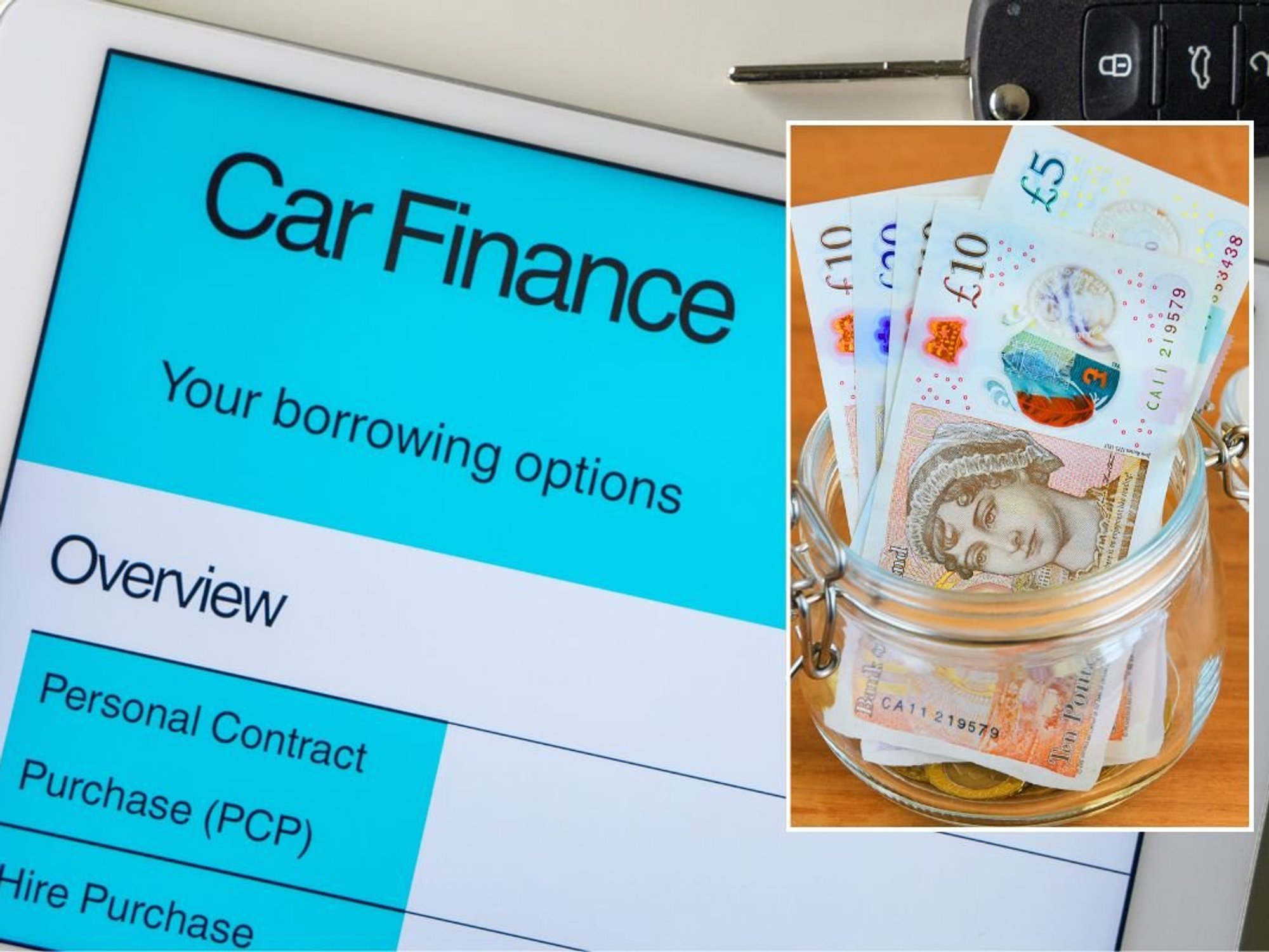 Car finance and a pot of money