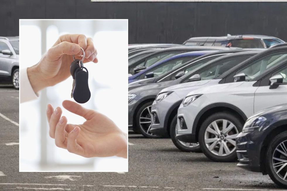 Car keys and car sale