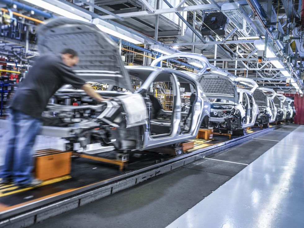 Car manufacturing plant