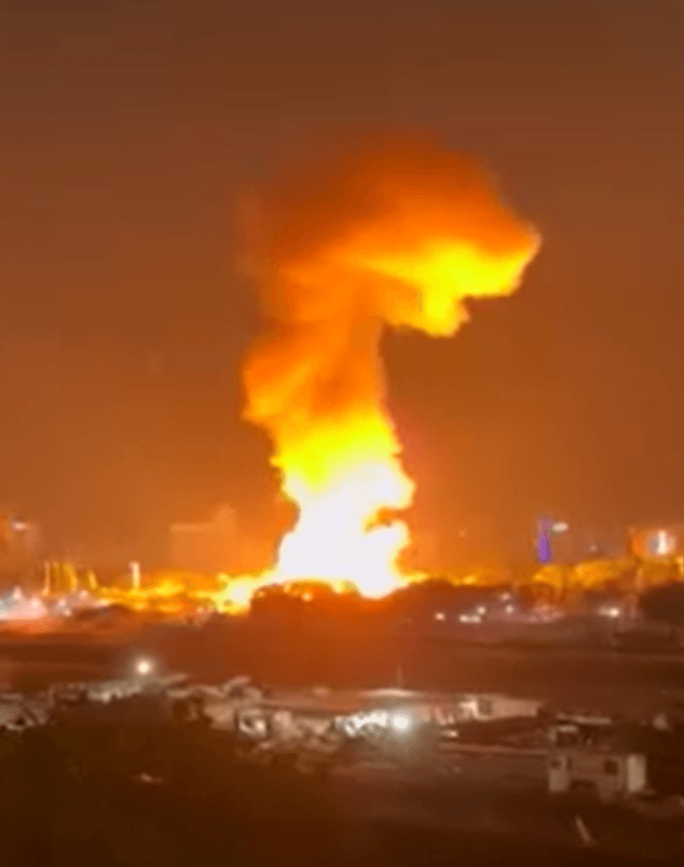 Caracas fire