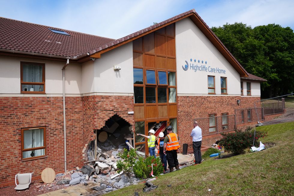 care home crash aftermath
