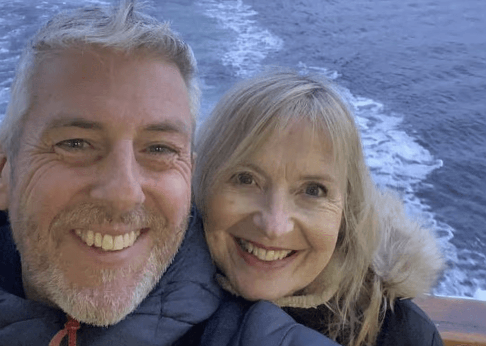 Carol Kirkwood and Steve Randall