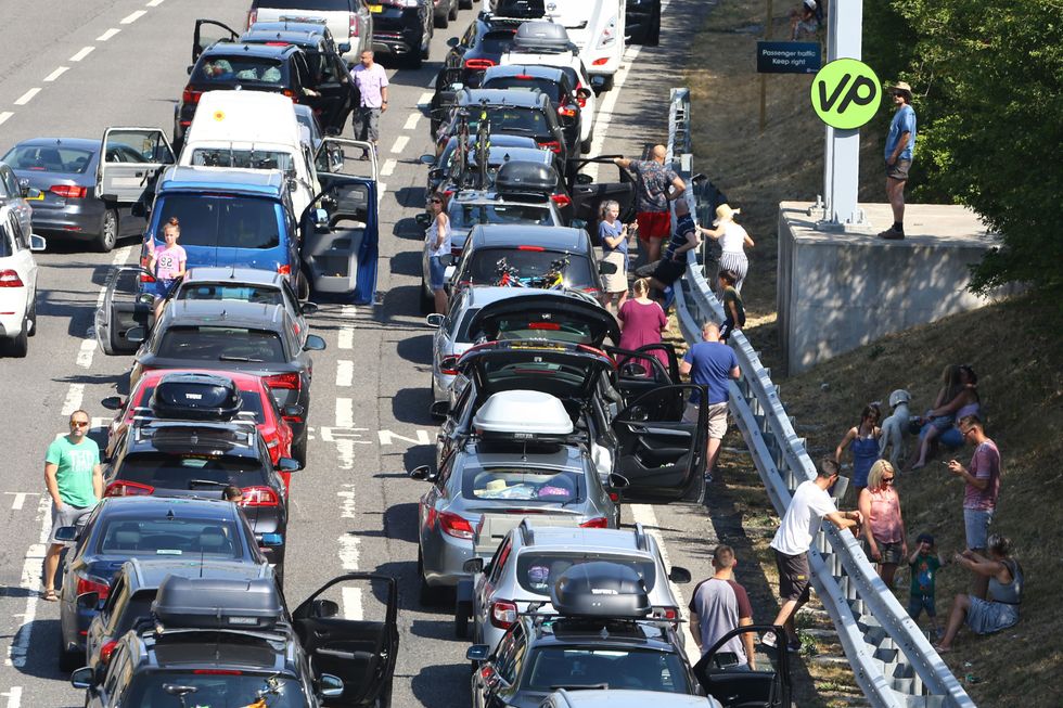 Cars on a motorway