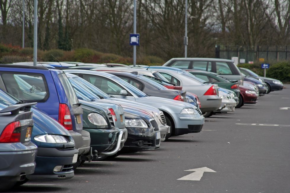 Cars parked