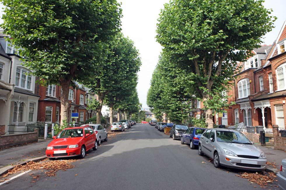 Cars parked