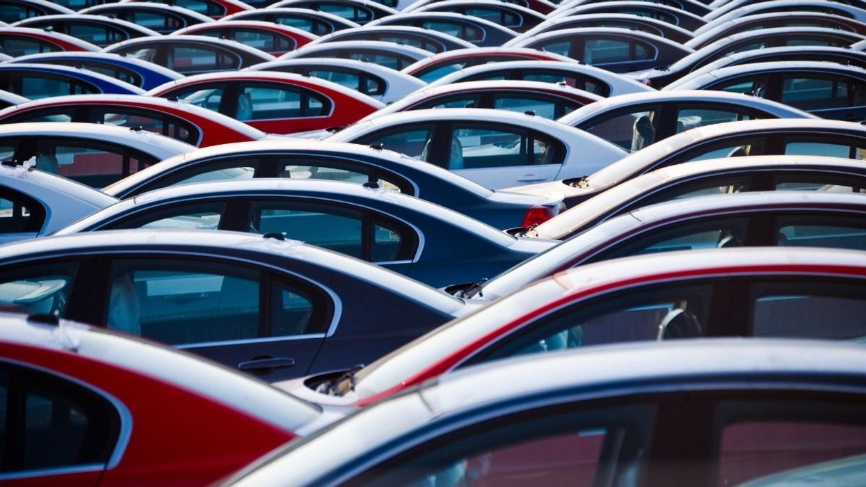 Cars parked
