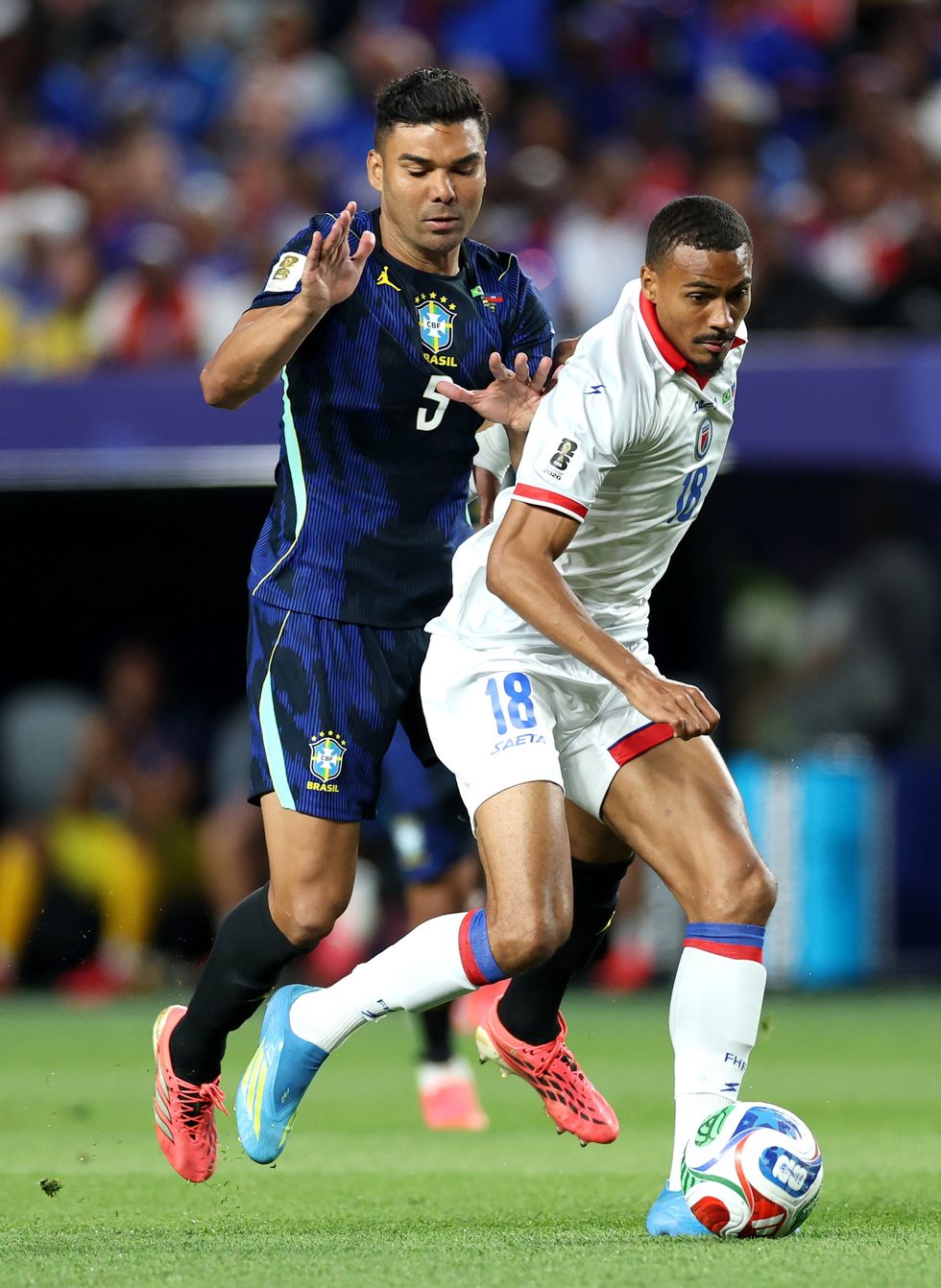 Casemiro has started both of Brazil's World Cup matches so far