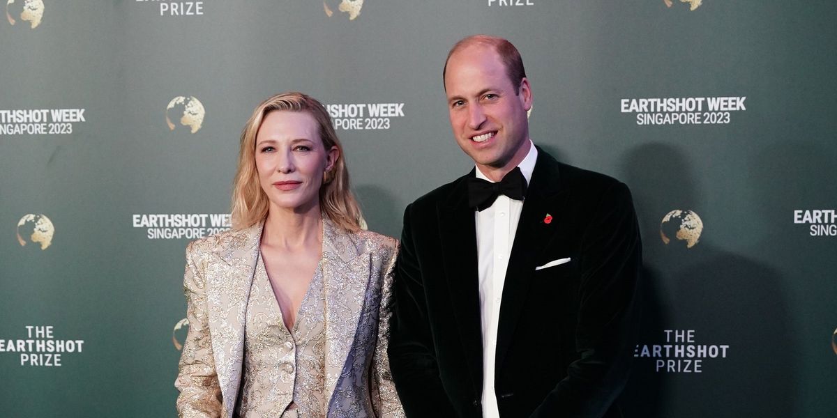 Cate Blanchett hails Prince William as 'extraordinary leader' in fight against climate change