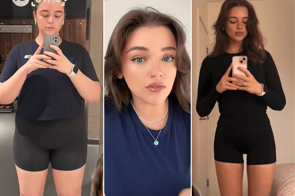 Cay Bennett talking to followers, sharing her before and after images