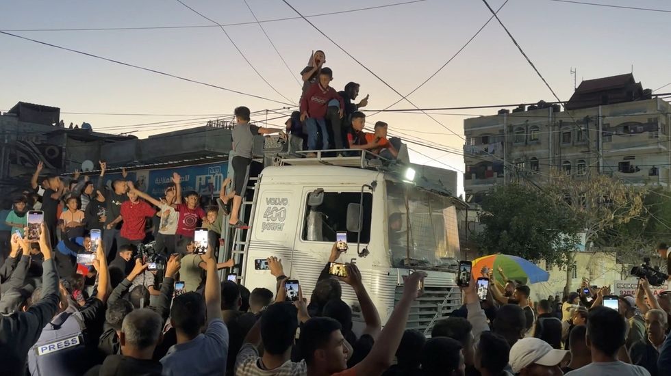 Celebrations in Gaza