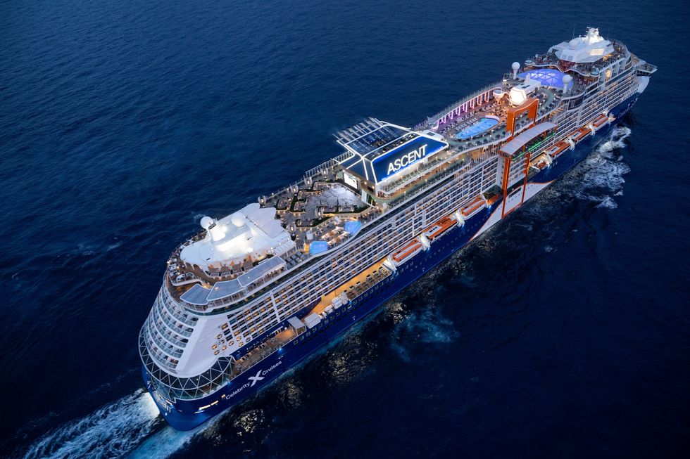 Celebrity Cruises ship at sea