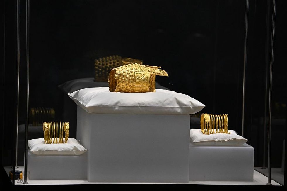 Ceremonial Gold Helmet